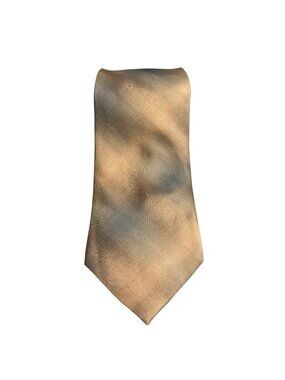 Cerruti 1881 Gradient Gold & Gray Silk Necktie - Made In France - NWT